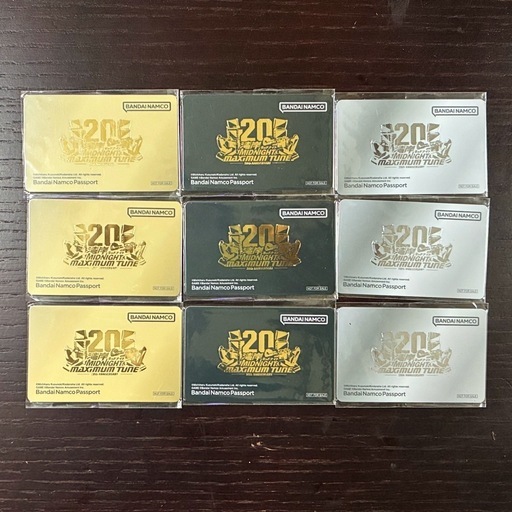 湾岸ミッドナイト 20周年記念バナパス 4枚セット 値下げ早物勝ち‼️