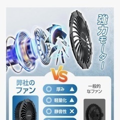 冷風機付ベストの画像