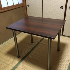 【美品】多目的テーブル　天板　天然木ウォールナットW85×D70...