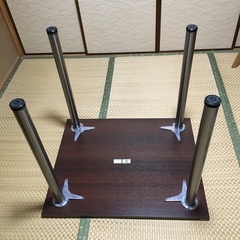 【美品】多目的テーブル　天板　天然木ウォールナットW85×D70×H71cmの画像