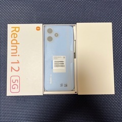 新品未使用　Xiaomi Redmi 12 5G XIG03 本...