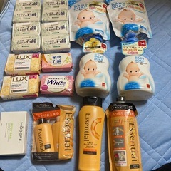 シャンプー、石鹸、ボディソープ