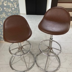 【決定しました】カウンターチェア2セット