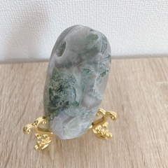 モスアゲート　パーム　ジオードありの画像
