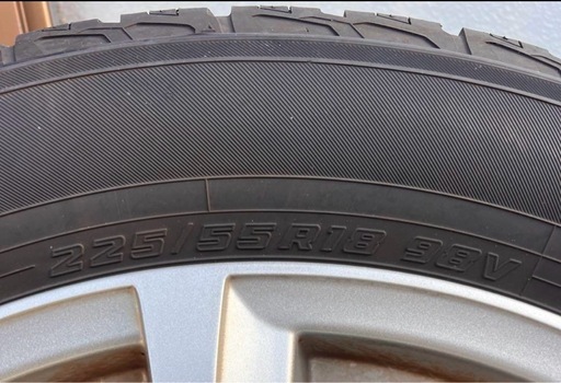 225/55R18 タイヤホイール4本セット