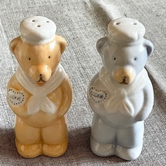 【未使用】カレー皿 ソルト＆ペッパー入れの画像