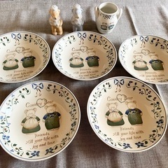 【未使用】カレー皿 ソルト＆ペッパー入れの画像