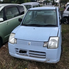 スズキアルト・MT・フロント傷み有り・決まり次第車検2年付き総額17万円の画像