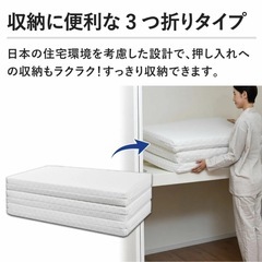 【新品未開封】西川マットレス　ボナノッテプレミアム　シングル　グレー BU16011の画像
