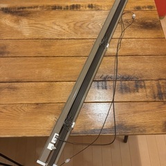 147cm×90cm　カーテンレール取り付け可能　アルミブラインド　ブラウンの画像