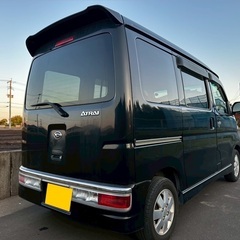 グングン進む軽ターボH24年‼️低走行8万キロ台💡月々9千円〜分割可‼️大人気の軽ハコバン入りました！車検2年付き‼️【名義変更代込み】人気のダイハツ アトレーワゴン☆HDDナビ付き☆走行中DVD見れます☆電動スライドドア付き☆事故修復歴無し☆ドラレコ付き☆純正アルミ☆そのまま乗って帰れます‼️の画像
