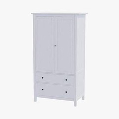 ikea hemnes クローゼットの画像