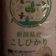 新潟県産　こしひかり　5kg お米　①