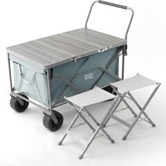 未使用/新品　アウトレット　キャリーワゴン チェア テーブル セ...