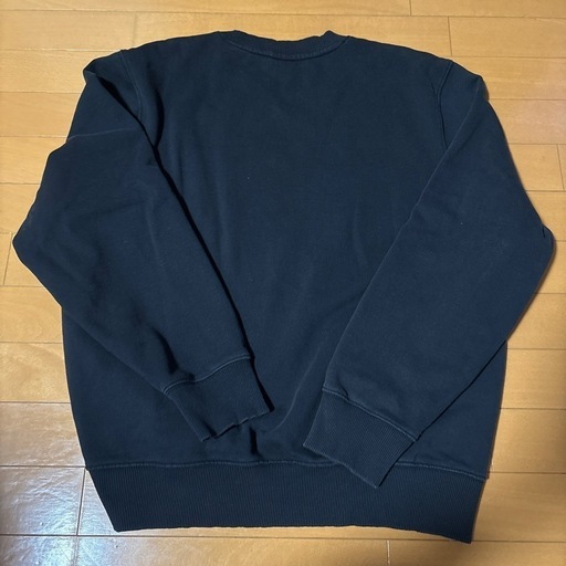 【中古品】 STUSSY トレーナー 裏起毛 ブラック Lサイズ