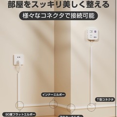 配線カバー モールセット 15本入り ケーブル隠しカバーの画像