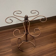 【銅製】グラスハンガー、ワインラック