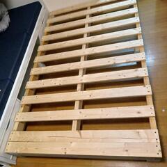 ②セミダブルベッド　diy