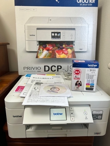 【美品】ブラザープリンター&【純正】新品インク4色セット　DCP-J972N LC-3111-4PK