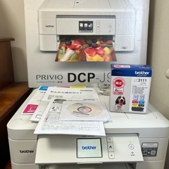 【美品】ブラザープリンター&【純正】新品インク4色セット　DCP...