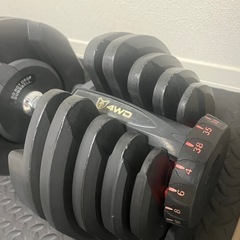 可変式ダンベル（38kg）&ベンチ台