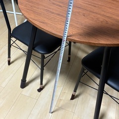 80cmダイニングテーブル&チェア セットの画像