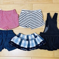 シスタージェニィ ショートパンツ 短パン パンツ ベビー 80 キュロット 夏の画像