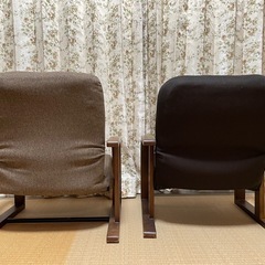 【受け渡し完了致しました】 ニトリ　椅子リクライニング付　二脚セットの画像