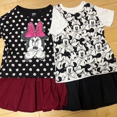 ミニーちゃん 半袖 Tシャツ トップス なりきり スカート M ...