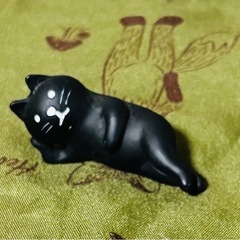 くろねこの置物