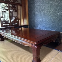 和風テーブル、座卓の画像