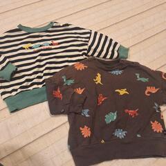 トップス 長袖 カットソー Tシャツ 90cm 90 フタフタ ...