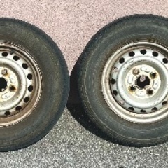 12インチ　軽バン　貨物タイヤ&ホイールセット