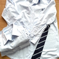 五稜郭中学校　男子ニットシャツ　2  ネクタイ