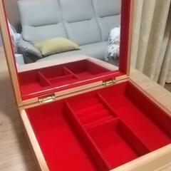 木製   押し花デザインアクセサリーケースの画像