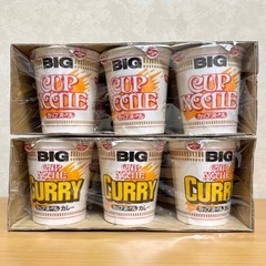 日清 カップヌードル BIG しょうゆ味 カレー味 各6個 12...