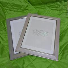 【中古品】木製額縁２点