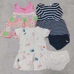 【No.315】値下げ！子供服 ベビー服 80サイズ まとめ売り Tシャツ ズボン ワンピース 肌着 ちいかわ 無印良品 ユニクロの画像