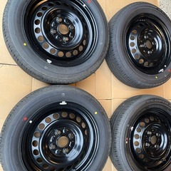 キャンバス新品タイヤホイール
キャップセット155/65R14 