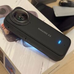 Insta360 X3 360度カメラ アクションカメラ 新型1/2インチ48MPセンサー IPX8防水の画像