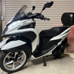 ヤマハ トリシティ125 ホワイト 実動 リアボックス付き