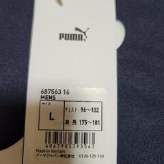 PUMA　新品　Tシャツ　Lサイズ　ネイビーの画像