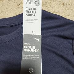 PUMA　新品　Tシャツ　Lサイズ　ネイビーの画像