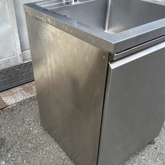 特注品 業務用 1槽シンク 混合水栓 蛇口付き 幅600×奥700×高さ940+160(mm) 一層シンク 一層 1層 一槽 店舗 厨房機器 流し台 大阪の画像