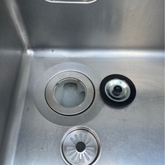 特注品 業務用 1槽シンク 混合水栓 蛇口付き 幅600×奥700×高さ940+160(mm) 一層シンク 一層 1層 一槽 店舗 厨房機器 流し台 大阪の画像