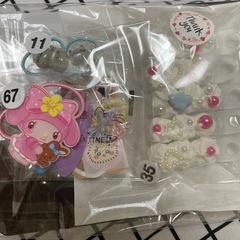 アクセサリーセット（袋どめ、ヘアゴム等）★ハンドメイド品★おまけ入りの画像