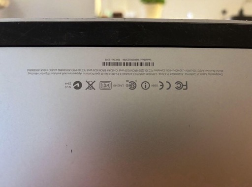 Apple iMac モニタ　
