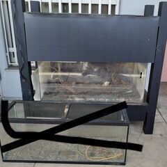 水槽90アクリル　水槽台