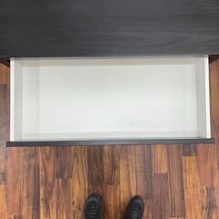 IKEA イケア MICKE ミッケ デスク ブラックブラウン 机 木製 家具 の画像