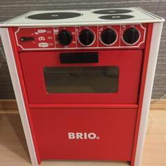 【お譲り先決定】BRIO　ままごとキッチン　レンジ台　木製　　